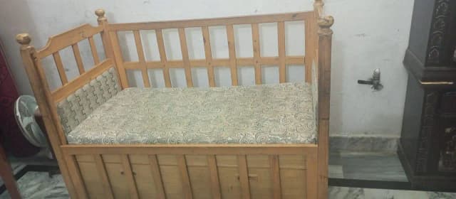 Baby wooden cot for sale