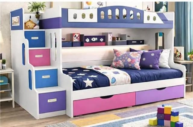 Bunk bed | Kid wooden bunker bed | Baby bed | Double bed | Triple bed