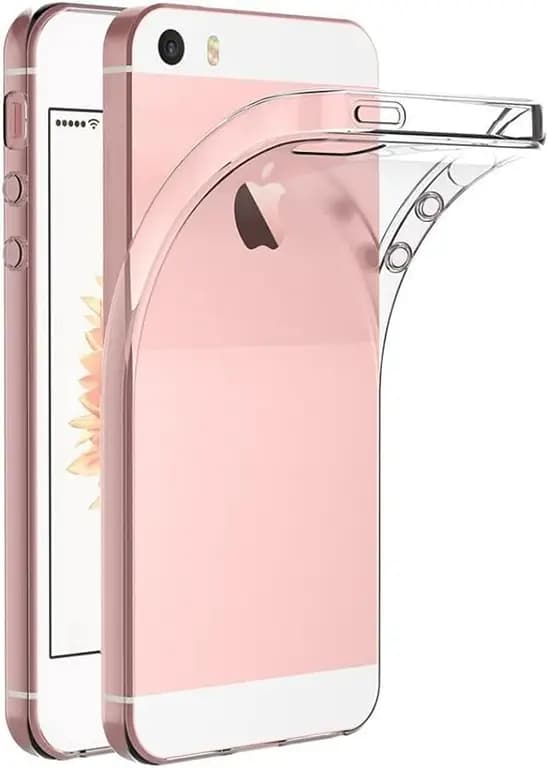 Transparent Soft Silicone Crystal Clear Case for iPhone SE/5s/5