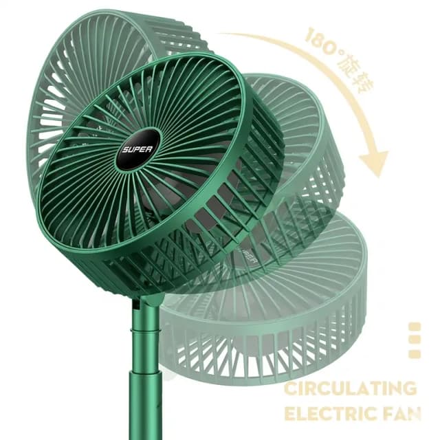 Portable Foldable Telescopic Mini Fan – Non-Rechargeable Desk Fan for Home, Office and Travel