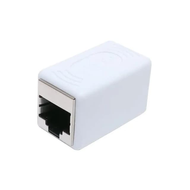 Miyoshi ZCAR-877 MCO LAN Relay Adapter Connector Extension for Cat7/6a/6/5e (RJ45, 10 Gigabit) - RoHS 2.0 STP/UTP, A402
