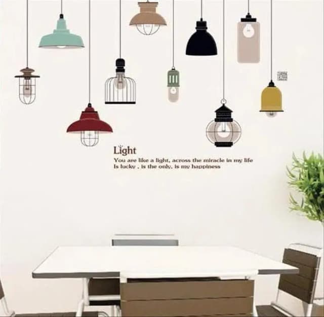 ELOLLAZA JM7342 Fashion Arab Wall Stickers for Home Decor, 3D DIY Design for Living Room
