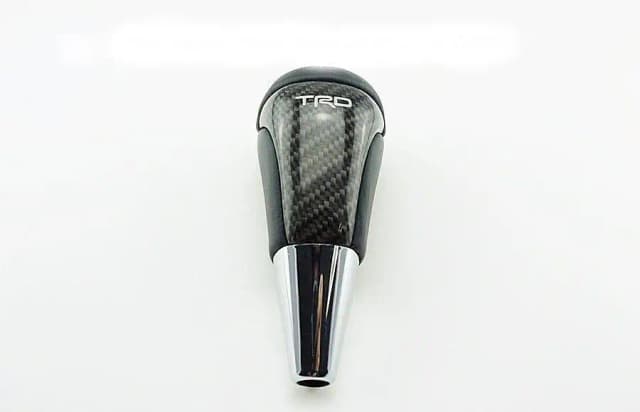 Universal TRD Carbon Fiber Gear Shift Knob for Most Manual and Automatic Vehicles (Black)