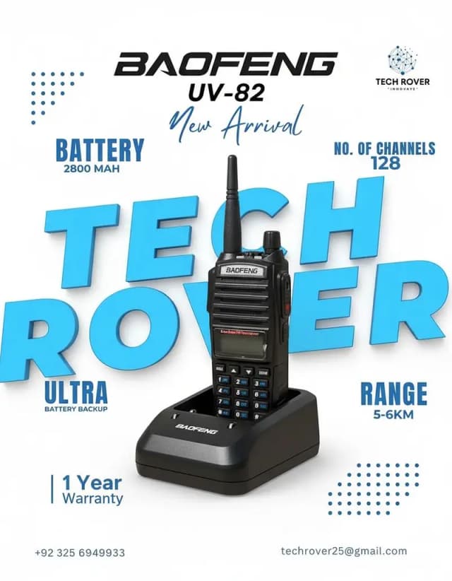 Walkie Talkie | Wireless Set Baofeng uv 82 Two Way Radio