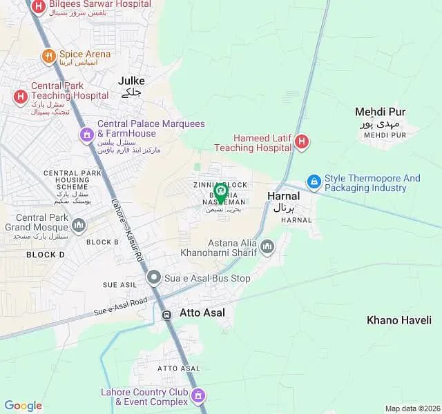 Near To Park Bahria Nasheman - Sunflower Residential Plot For Sale Sized 5 Marla