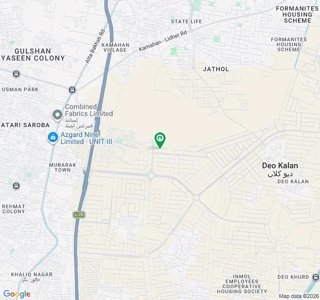 PLOT # F-822 RESIDENTIAL PLOT LOCATED IN THE BEST BLOCK OF DHA LAHORE.