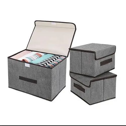 Foldable Non-Woven Storage Organizer Box - Multi-Purpose Solution from Pakistan