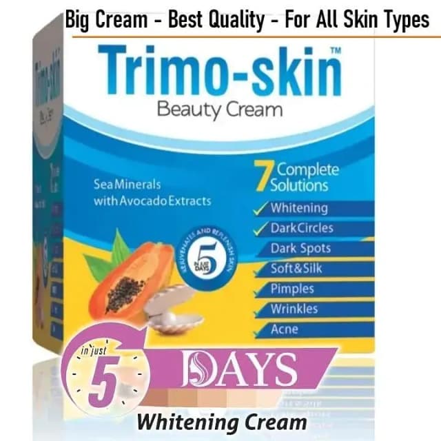 Hydrating Daily Moisturizer by TRIMO-SKIN – Lightweight Cream with Natural Extracts for All Skin Types