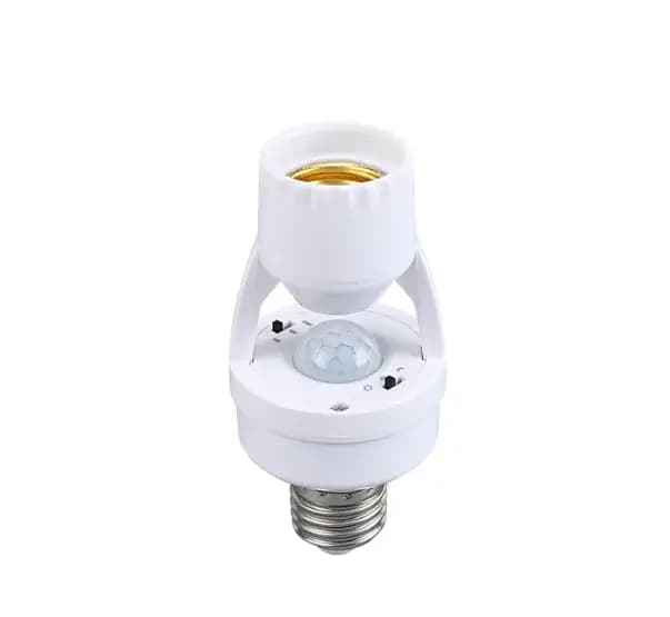E27 Lamp Socket With PIR Motion Sensor AC 85-265V Human Infrared Sensing Lamp Base Holder Converter For Led Bulb Light
