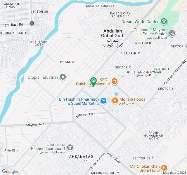 Book A 240 Square Yards Residential Plot In Gulshan-e-Maymar - Sector V