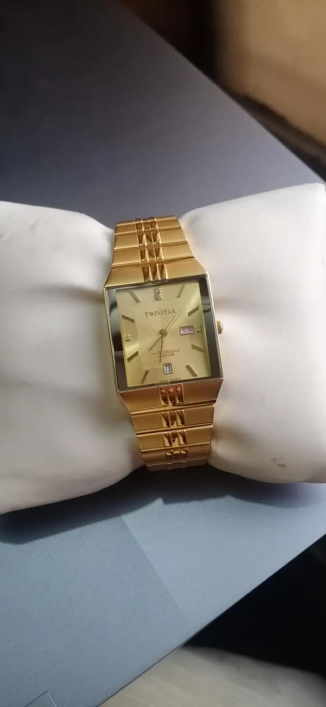 Twinstar Men's Watch 22k gold ectroplated automatic orignal