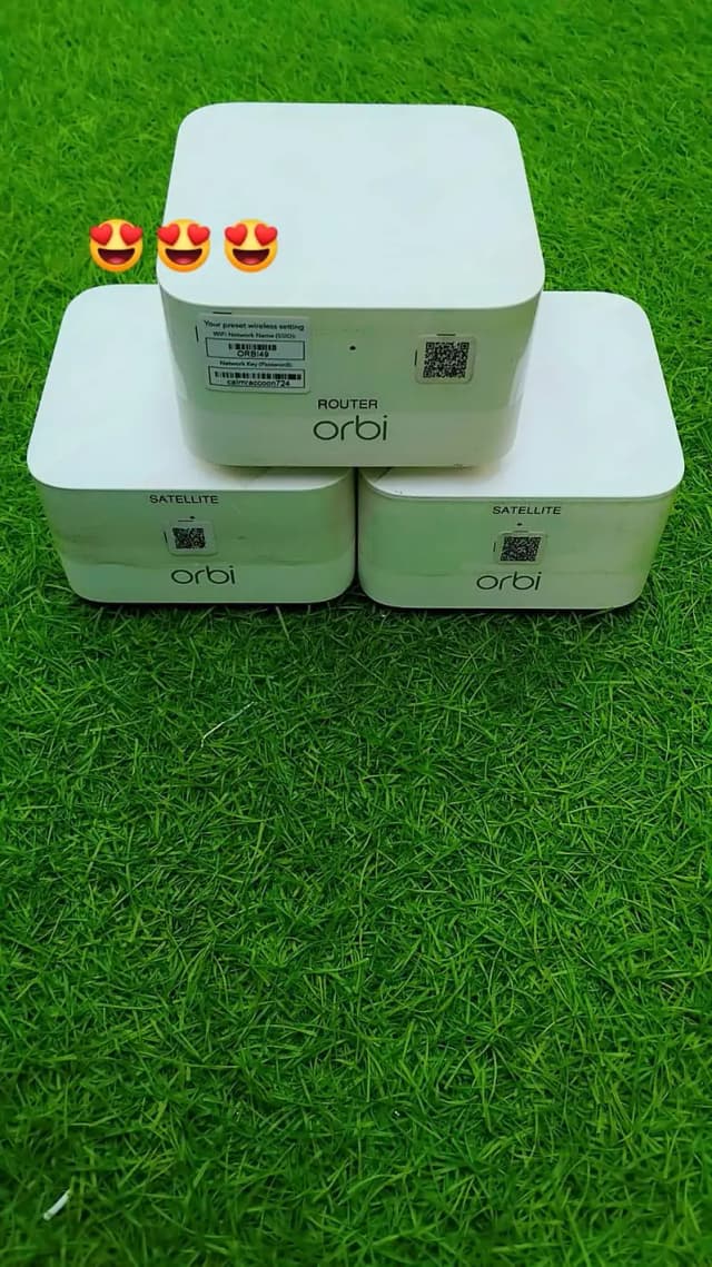 Netgear Orbi RBR10 Dualband Long Range Mesh Wifi Router(pack of 3)