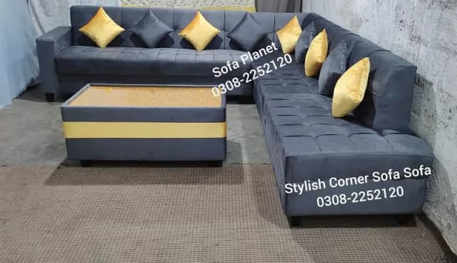 5 Seater L Shape Sofa Set/ Sofa Set/ Corner Sofa/ L Shape 6/7 Seater
