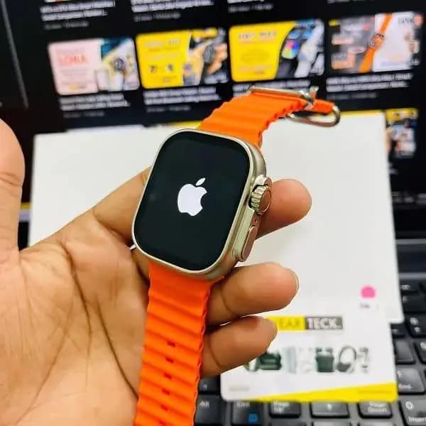 Apple Logo Series 10 49mm Super Amoled Display Smart Watch