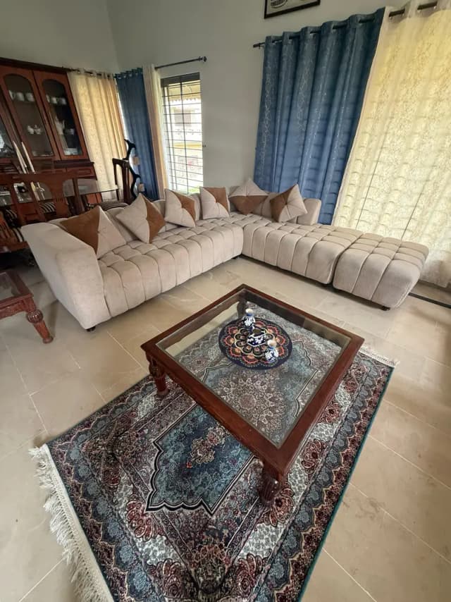 L shape sofa