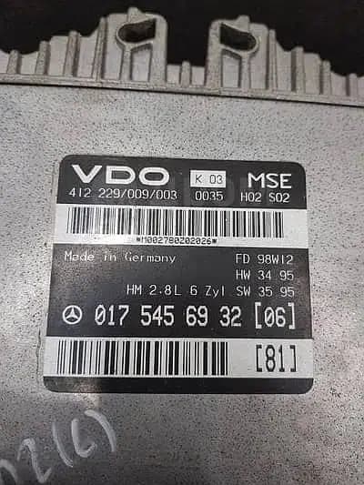 MERCEDES BENZ Engine control unit kit M104 2.8 A0175456932