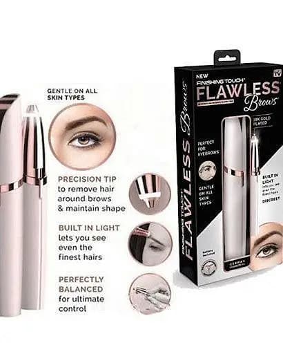 Rechargeable Eyebrow Trimmer Finishing Touch Brows Eyebrow Hair Remover