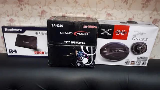 woofer sevry audio roadmark 4chnal speaker sonyexplod