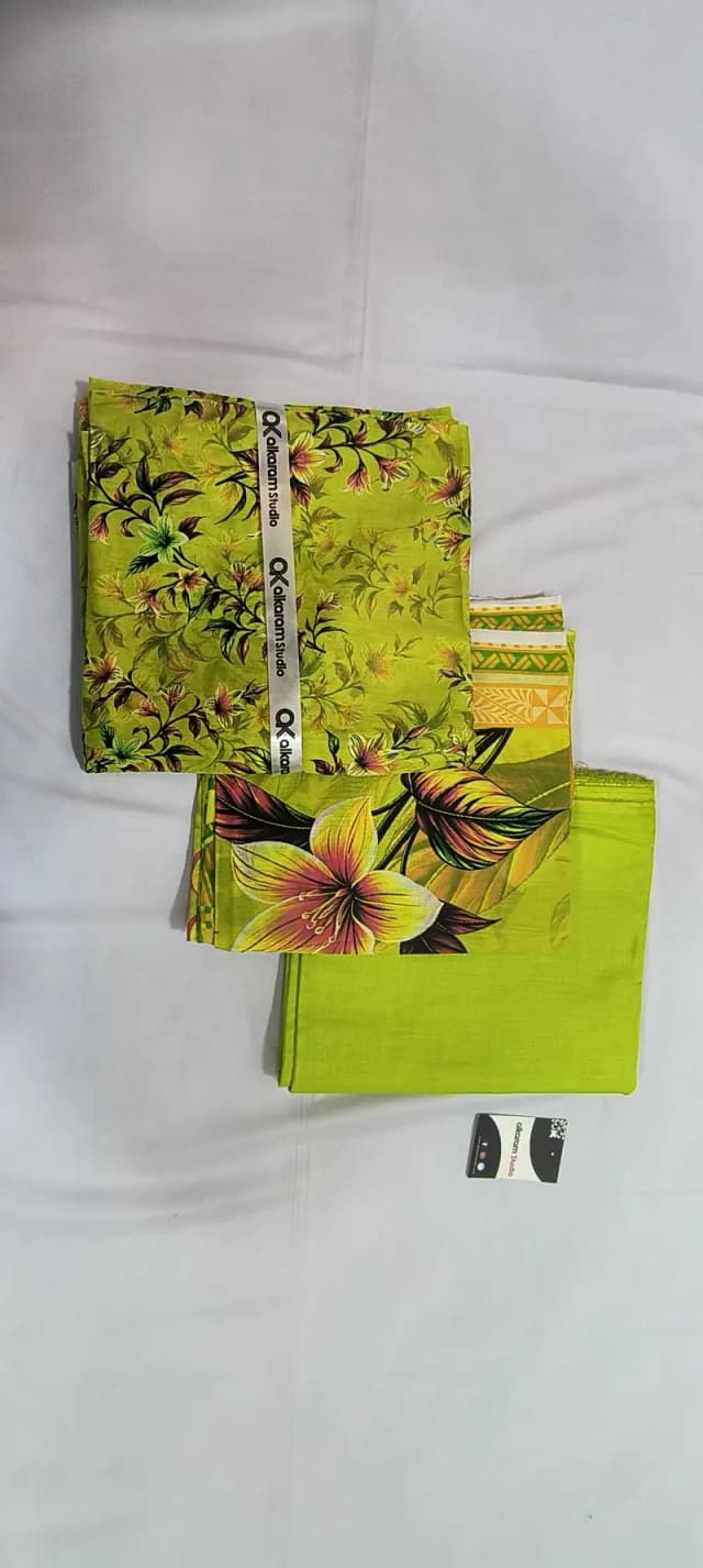 3 Piece Unstitched Printed Lawn Suits - Original Collec