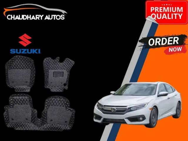 Honda Civic 2016-2022 | Full Coverage Premium Rubber Latex Car Mats