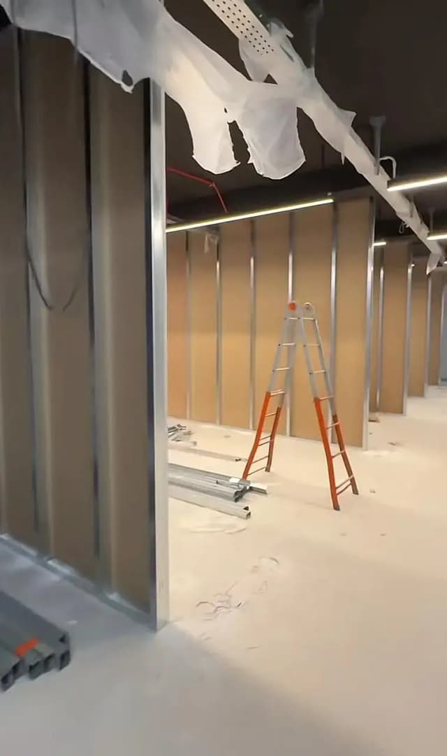 Office Partition with Glass | Aluminum & Glass Work | Gypsum Board