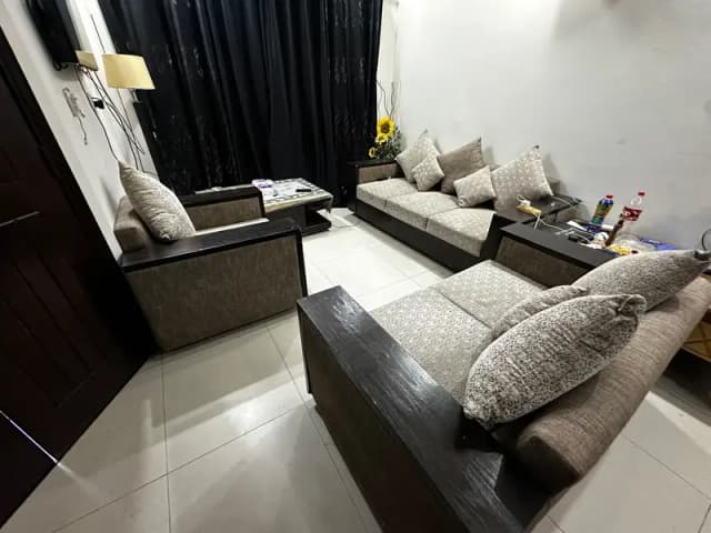 Wooden Sofa set with table