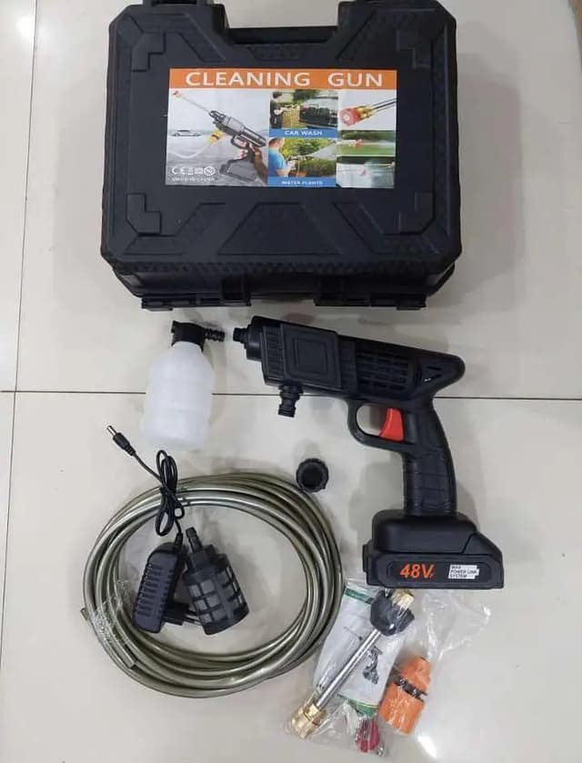 New) Cordless High Pressure Pet Washer Cleaner - 45 Bar