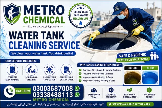 Water Tank Cleaning | Waterproofing Services | Plugging & Repair |