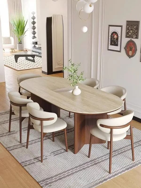 Dining Table / Dining Set / 6 Seater Dining Table / Wooden Table