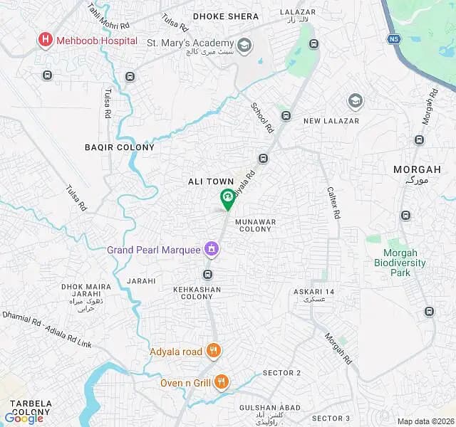 10 Marla Corner Plot For Sale In Rahe Sakoon Adyala Road