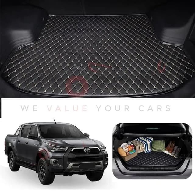 Toyota Hilux Revo Vigo Rocco 7D Custom Car Trunk Mat -Model 2016-2025