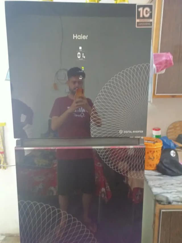 Haier 316L DC inverter Refrigerator | Purple Glass Door | 10/10