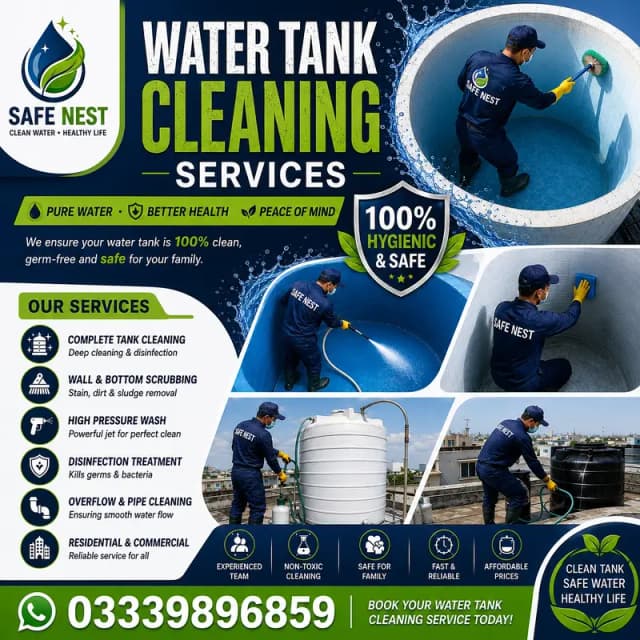 Water Tank Cleaning Services | Concrete Tank Cleaning Experts