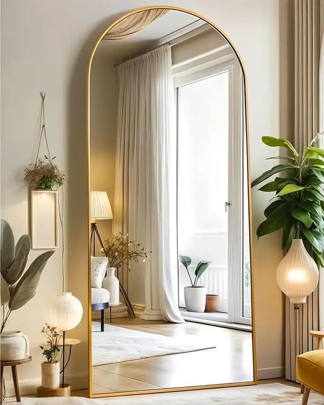 Full Length Standing Mirror,Wall Mirror,Wall Mirror for Bedroom,Led