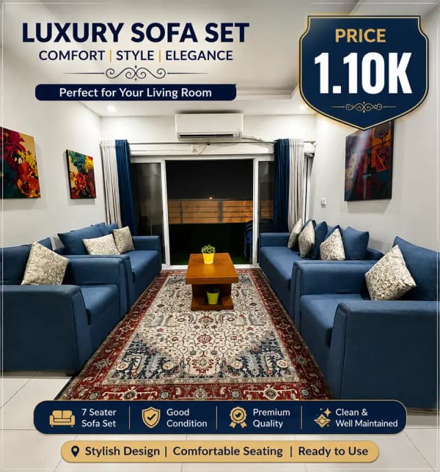 Sofa set / 7 Seater Sofa Set Home Use For Sale