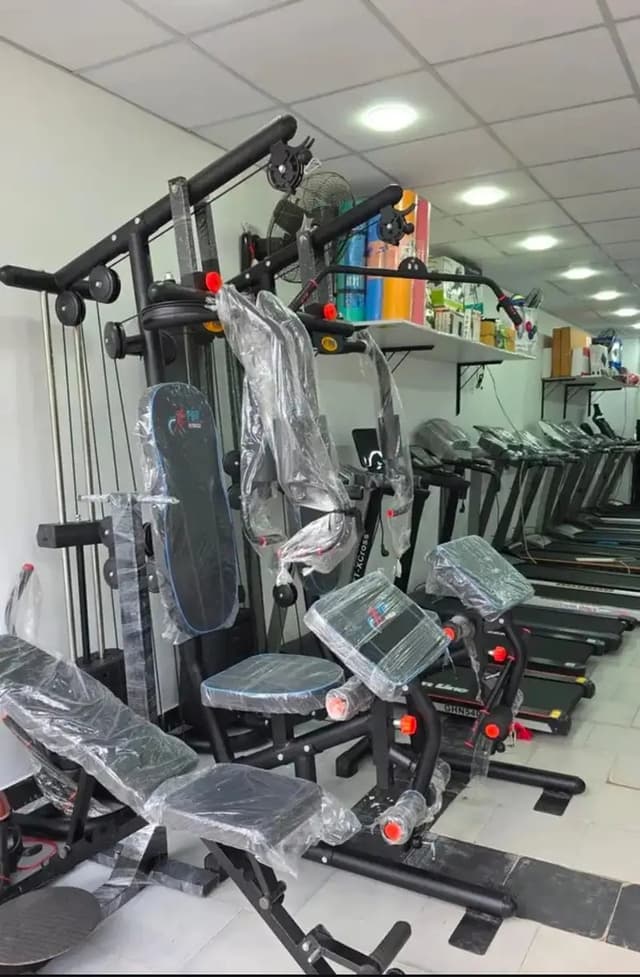 imported exercise machine treadmill cycle elliptical spin bike gym