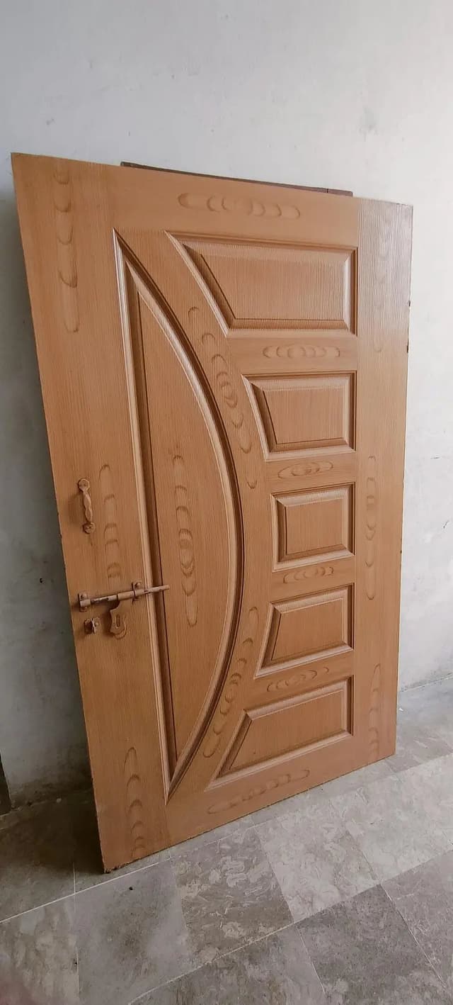 Malaysian Ply Door And 1 Wooden Door With 2 Heavy 14 Guage Iron Chokat