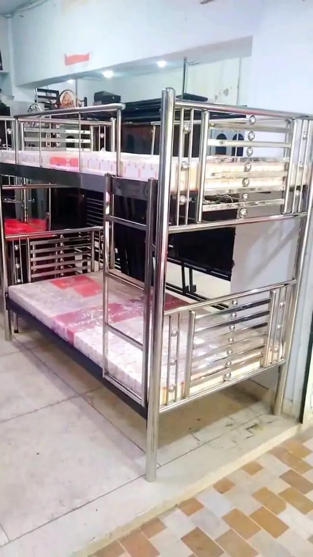 steel bank bed