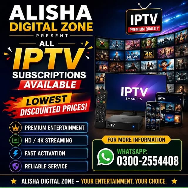 All IPTV server avlible user and ressler