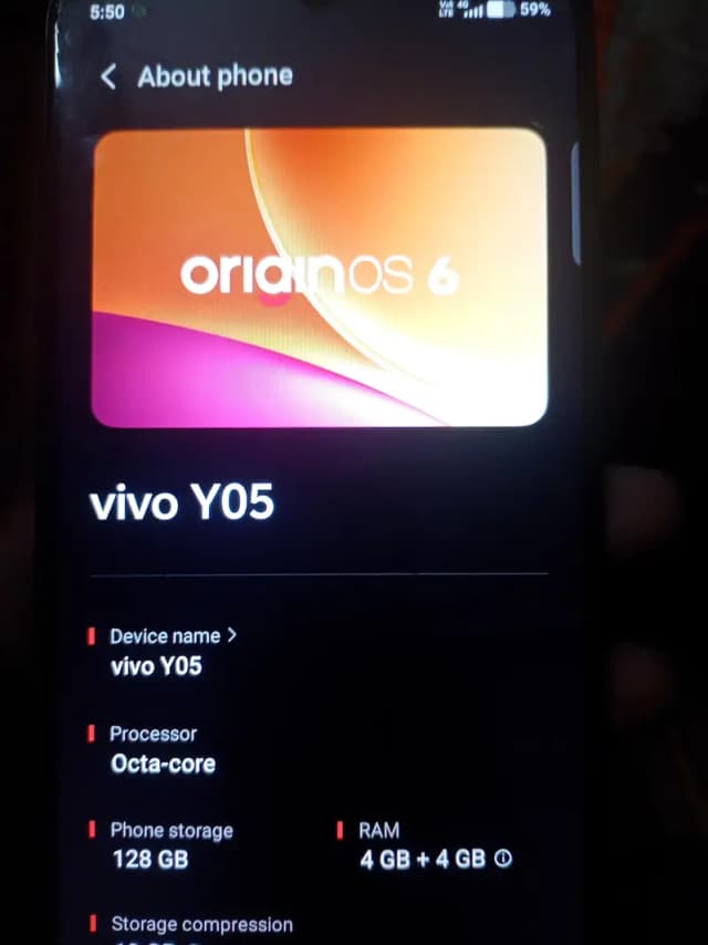 Mobile Vivo Y05