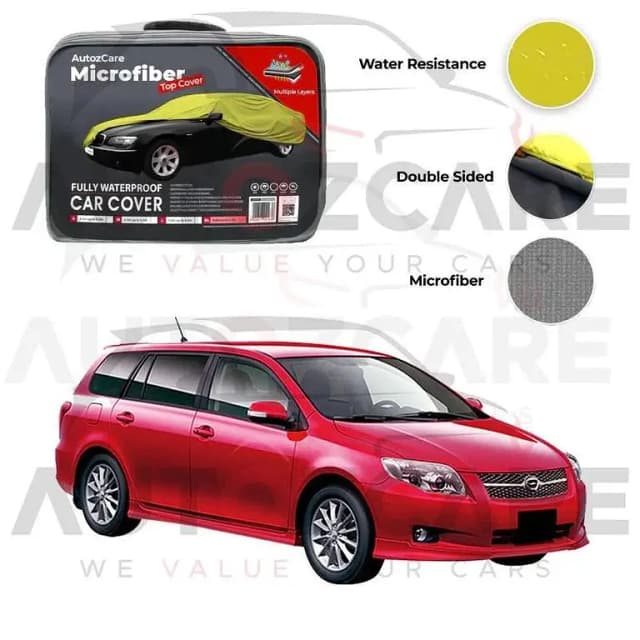 Toyota Corolla Fielder Microfiber Car Top Cover - Model 2006-2012