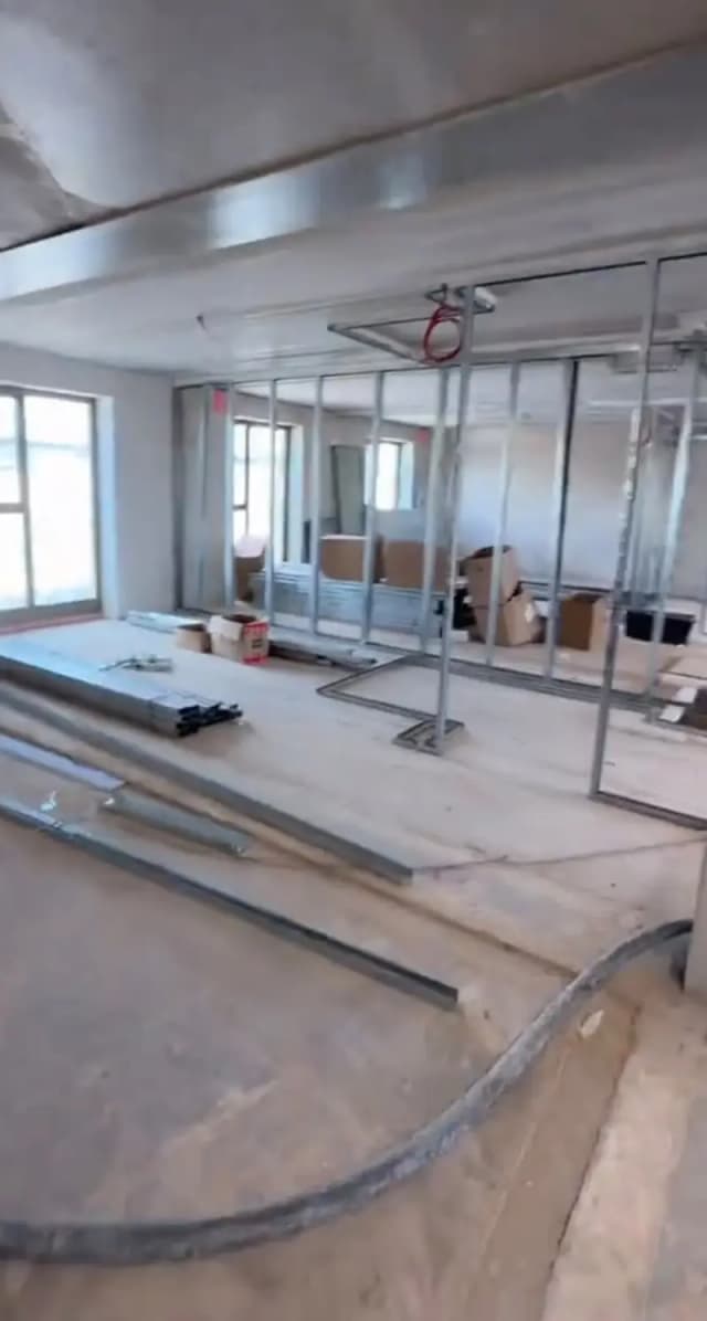 gypsum board partition/glass partition/office partition/false ceiling