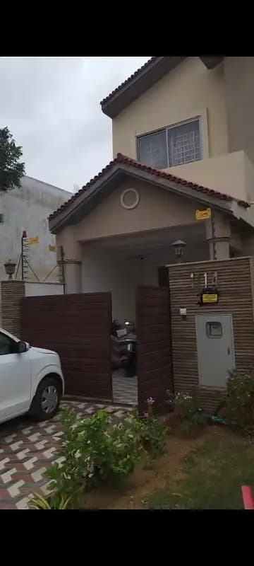 Precinct 2 Iqbal villa 154sq. y fully furnished with solar available for Sale 03135549217