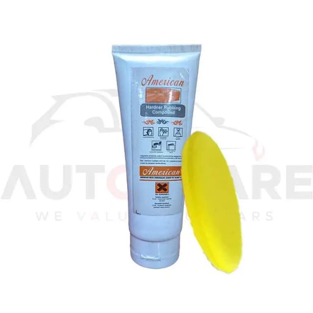 American Scratch Remover Kit with Yellow Foam Pad - 2 Pack for Effective Scratch Repair