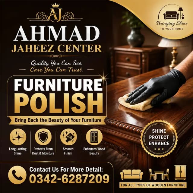 furniture polish service / deco paint / wood polish / furniture paint