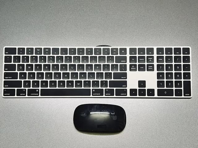 Apple Magic 2 Keyboard (Numpad) + Magic 2 Mice Rare Black Edtion 10/10