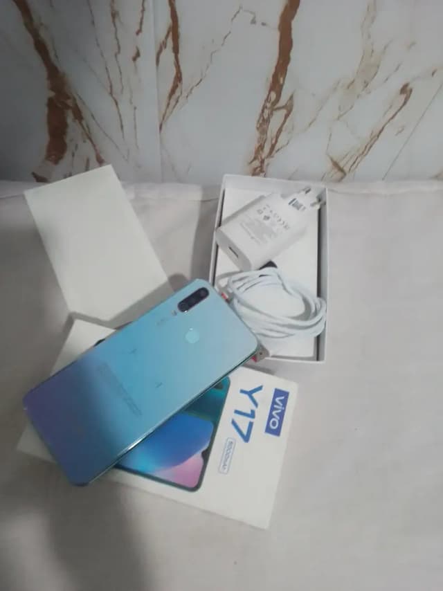vivo y17 8gb 256gb with box charger