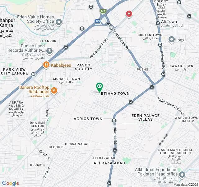 PKR 96 Lakh3 MARLA RESIDENTIAL PLOT FOR SALE IN ETIHAD TOWN PHASE 1 AVAILABLE