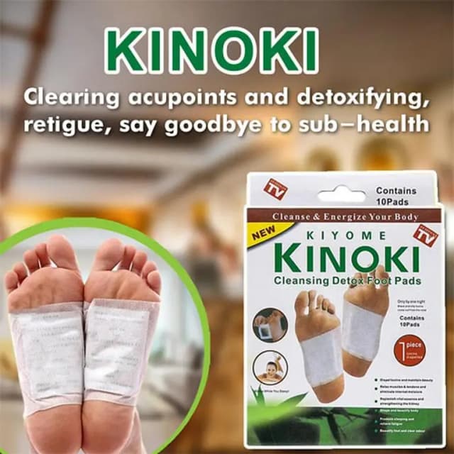 100% Original Kinoki Cleansing Toxins Remover Detox Foot Pads For Men And Women in pakistan