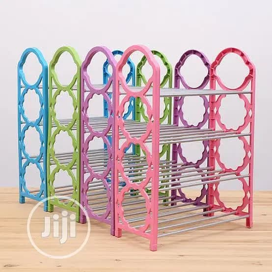 4-Tier Stockable Shoe Rack and Stand
